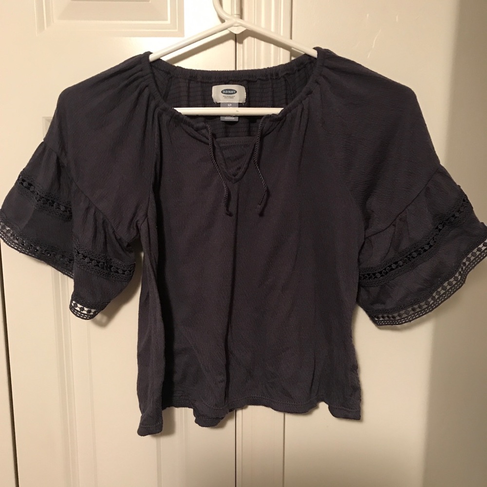 Old Navy (S/P Girls, Grey/Blue top